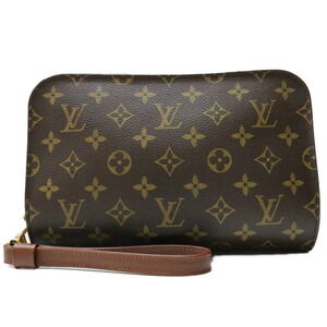 Louis Vuitton Orsay clutch Shoulder bag brown Monogram canvas